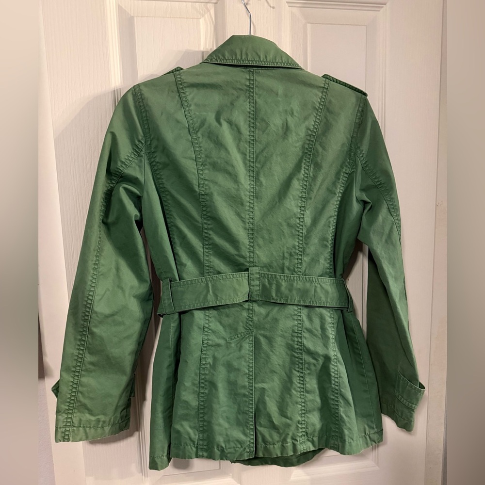Hazzy’s Green Double-Breasted Field Coat - Picture 2 of 7